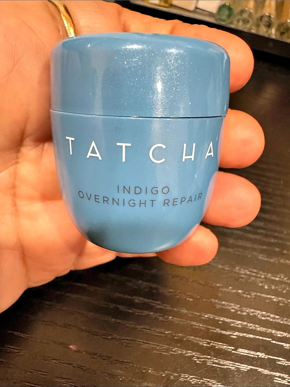 Tatcha Indigo Overnight Repair Serum-in-Cream Moisturizer 10 ml made in japan